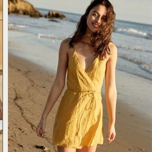 Whimsy + Row Poppy Dress Topaz Linen